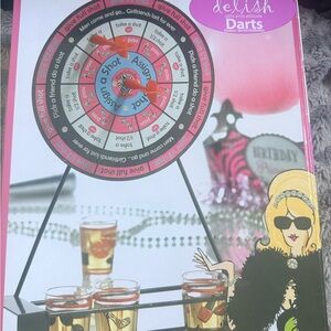 NEW  Girls' Night Shot Game - Pink Party Dartboard